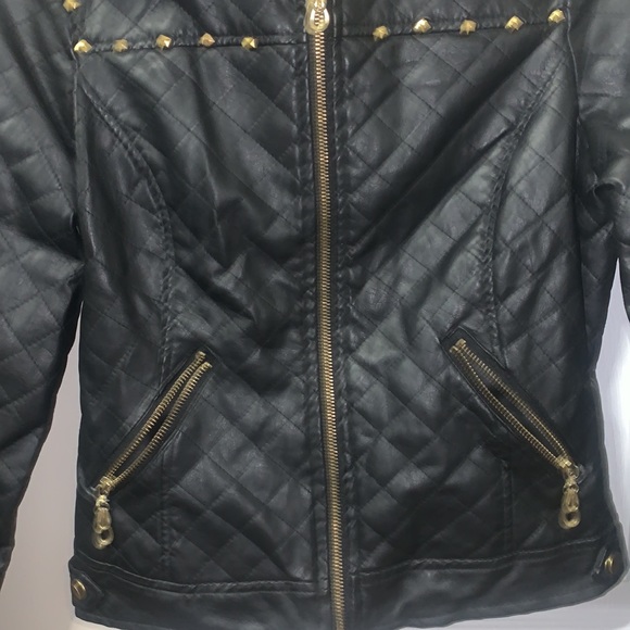leather biker jacket - Picture 3 of 3